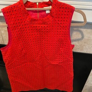 New with Tag Red J Crew Tank